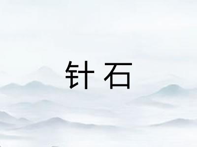 针石