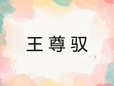 王尊驭