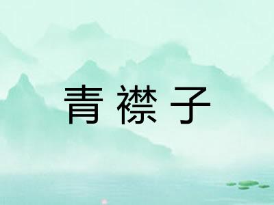 青襟子