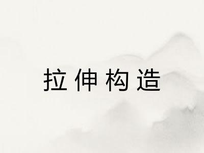 拉伸构造