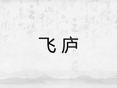 飞庐