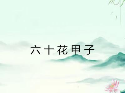 六十花甲子