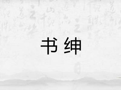 书绅