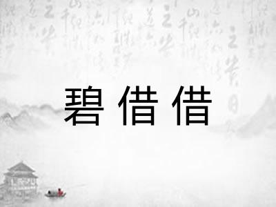 碧借借