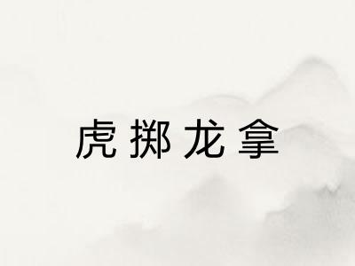 虎掷龙拿