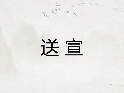 送宣
