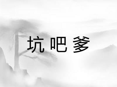 坑吧爹