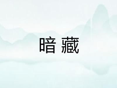 暗藏