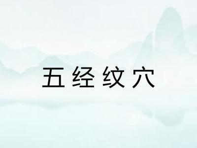 五经纹穴