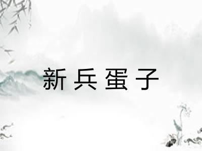 新兵蛋子