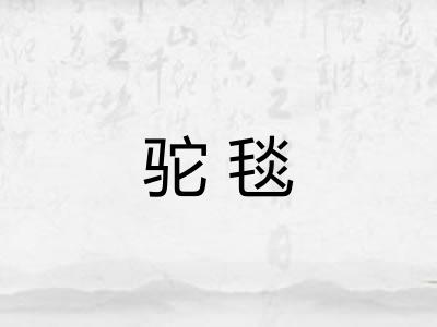 驼毯