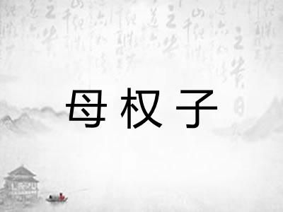 母权子