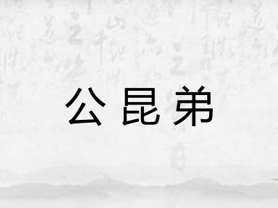 公昆弟
