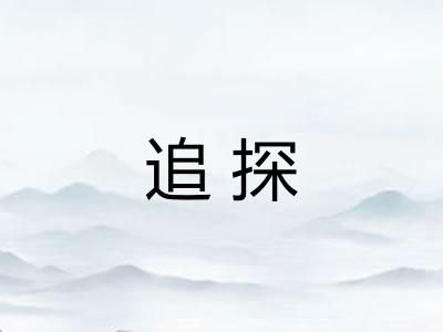 追探
