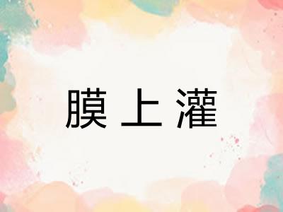 膜上灌