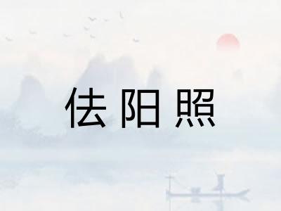 佉阳照