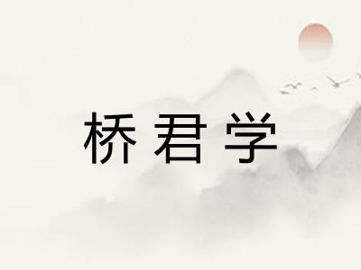 桥君学