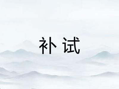 补试