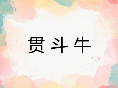 贯斗牛