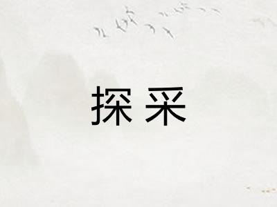 探采