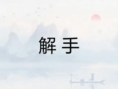 解手