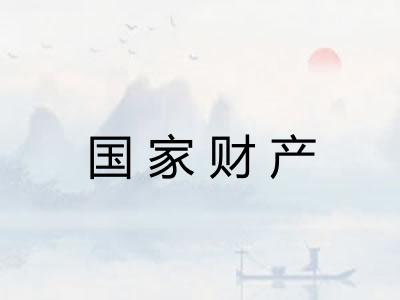 国家财产