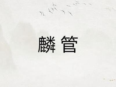 麟管