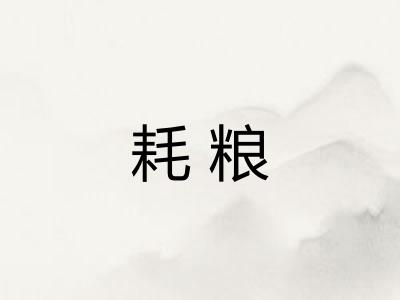 耗粮