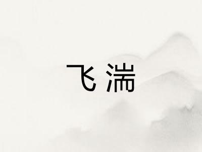 飞湍