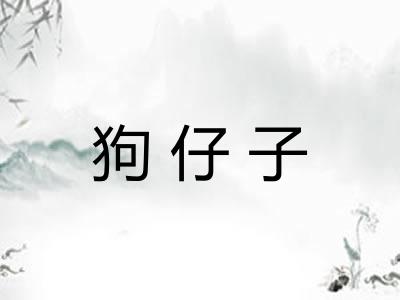 狗仔子