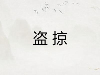 盗掠