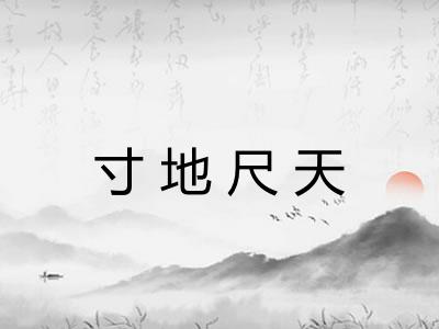 寸地尺天