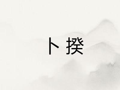卜揆