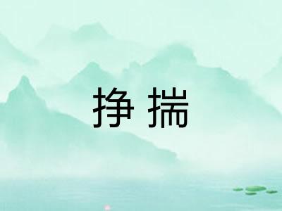 挣揣