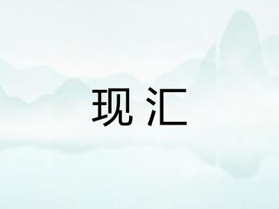 现汇