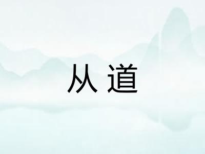 从道