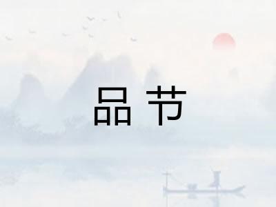 品节