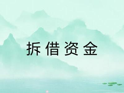 拆借资金