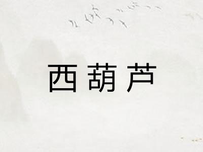 西葫芦