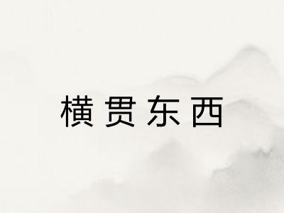 横贯东西