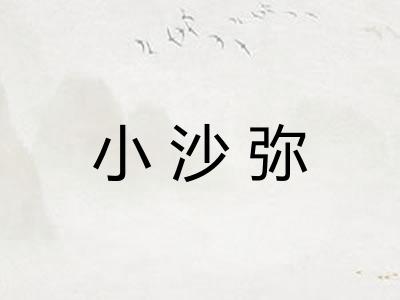 小沙弥