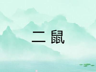 二鼠
