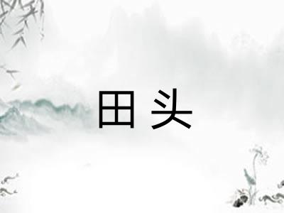 田头