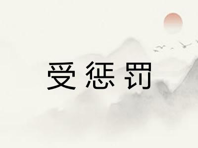 受惩罚