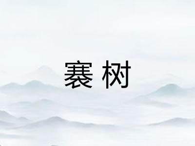 褰树