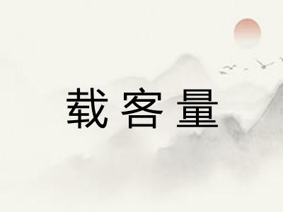 载客量