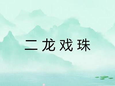 二龙戏珠