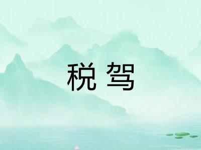 税驾