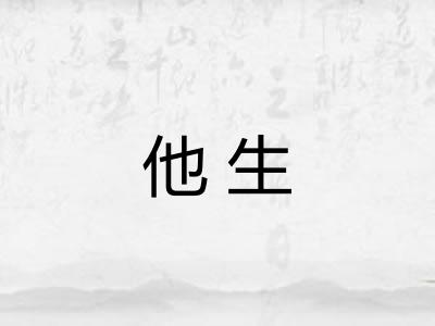 他生