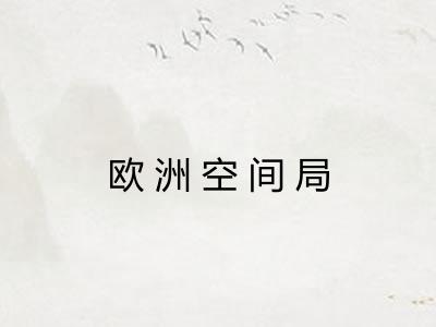 欧洲空间局